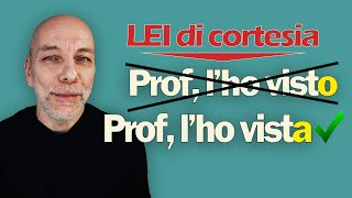 Accordo e pronomi con il LEI di cortesia [upl. by Jeunesse]