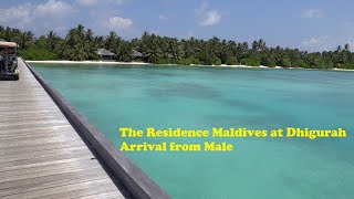 Arrival to The Residence Maldives at Dhigurah [upl. by Miller938]