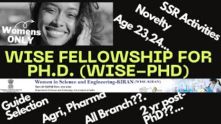 Beyond the Threshold Chasing the WISE PhD Fellowships 2023 Dream II PhD Admission 2023 [upl. by Mellar252]