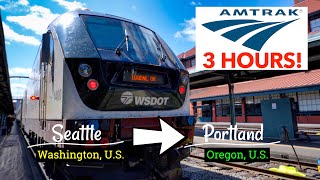 Seattle to Portland by Amtrak Cascades Train [upl. by Naitsabas]