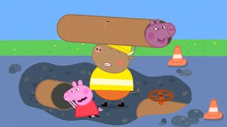 Digging Up the Road 🐽 Peppa Pig and Friends Full Episodes [upl. by Llehsar709]