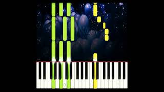 El Pollito Tito  Piano Cover  Tutorial  Karaoke [upl. by Bernice]