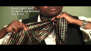 How to tie an ascot [upl. by Neffets172]