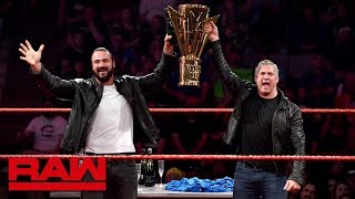 Shane McMahon and Drew McIntyre’s Super ShowDown celebration Raw June 10 2019 [upl. by Coleen]