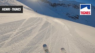 First Tracks on Henri  Tignes 2023 [upl. by Acinyt]