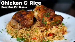 How To Make Chicken amp Rice  Easy One Pot Recipes MrMakeItHappen [upl. by Ahker]