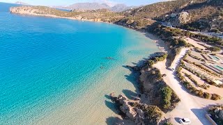 Greece Crete island Voulisma beach FPV drone GEPRC TinyGo 4K CADDX Loris 4K Gyroflow [upl. by Anifesoj]