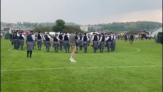 Peoples Ford Boghall and Bathgate Caledonia Drum Corps 1st place Gourock 2024 [upl. by Eirrotal]