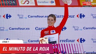 Red Jerseys minute  Stage 7  La Vuelta Femenina 24 by Carrefoures [upl. by Arytahs]