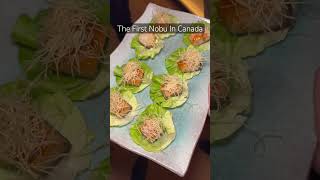 The first Nobu in Canada The Newest Luxury Hotel in Toronto foodie canadafoodblogger toronto [upl. by Marcile]