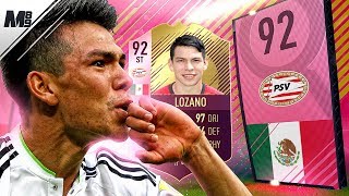 FIFA 18 FUTTIES LOZANO REVIEW  92 FUTTIES LOZANO PLAYER REVIEW  FIFA 18 ULTIMATE TEAM [upl. by Asseralc949]