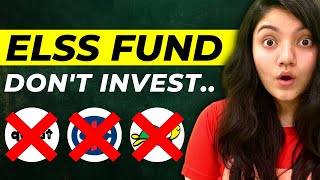 Why You Shouldnt Invest in ELSS Funds  Best ELSS Funds To Invest in 2023 [upl. by Dearborn]