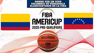 Colombia vs VenezuelaDonde Ver El Partido EN VIVOClasificatorio de la FIBA 202425 de Febrero [upl. by Azarria]