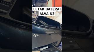 DISINI LETAK BATERAI ALVA N3 alva motorlistrik motorlistrikindonesia [upl. by Piane791]