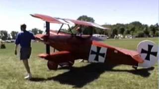 Fokker DR1 triplane Airdrome Aeroplanes replica WW1 aircraft [upl. by Jennie]