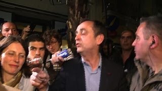 Béziers victoire de la liste Ménard soutenue par le FN [upl. by Eilegna675]