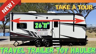 BEST New Travel Trailer Toy Hauler  Alliance Valor 21T15 All Access  RV Tour [upl. by Brig]