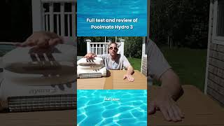 Full test and review of Poolmate Hydro 3 Poolmate Robot Pool Cleaner poolcleaner cordlessvacuum [upl. by Hoy]