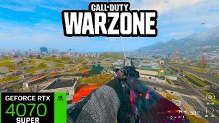 RTX 4070 SUPER 1080P FPS Test  Call Of Duty Warzone [upl. by Obla]