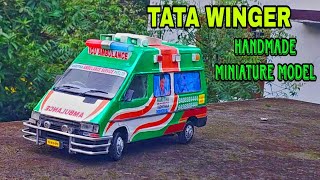 TATA WINGER AMBULANCE MINIATURE MODEL [upl. by Stig]