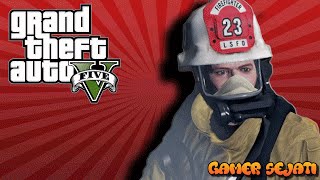 KEBAKARAAANNN  Part42  GTA V Story Mode Indonesia [upl. by Binette657]