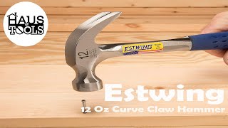 Estwing E312C 12 Oz Curve Claw Hammer With Blue Vinyl Shock Reduction Grip [upl. by Mattie]