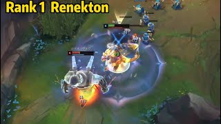 Rank 1 Renekton This Renekton Looks so STRONG [upl. by Laohcin550]