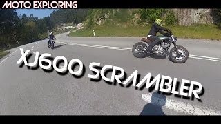 Yamaha XJ600 SCRAMBLERCAFE RACER enjoying the Road [upl. by Wimsatt]