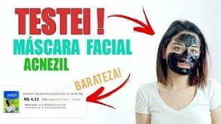 ACNEZIL MÁSCARA PRETA  COMO USAR [upl. by Ididn]