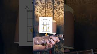 How to play Cmaj9 Chord on guitar  guitar cover tutorial viralvideo shortvideo [upl. by Etteloiv]