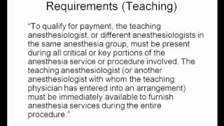 AudioEducator Demystify Anesthesia Billing CRNAs AAs and Medical Direction Modifiers [upl. by Cami820]