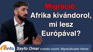 Migráció Afrika kivándorol de mi lesz akkor Európával Sayfo Omar Inforádió Aréna [upl. by Aliahs317]