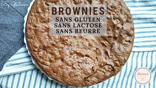 Recette brownie sans gluten sans lactose aux noix  By Gluténonfr [upl. by Arahs]