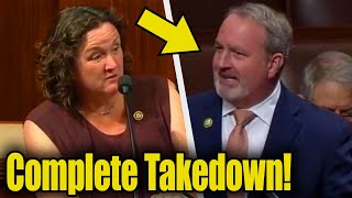 Katie Porter HUMILIATES MAGA Republican To HIS FACE in Front of Congress [upl. by Reyaht]