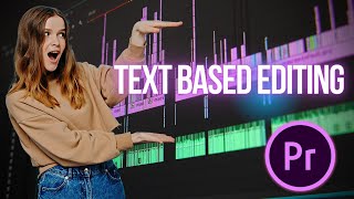 Text Based Editing Tutorial Adobe Premiere Pro 2024 [upl. by Jose]