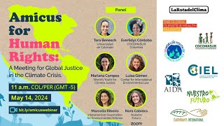 Amicus for Human Rights – a Meeting for Global Justice in the Climate Crisis [upl. by Aneekan885]