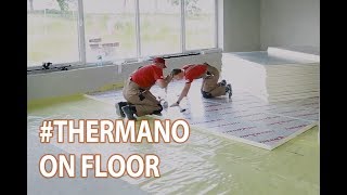 How to install Thermano insulation boards on floors [upl. by Kalil]