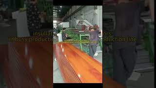 insullation steel garage door produced by automatic production line [upl. by Eduardo]