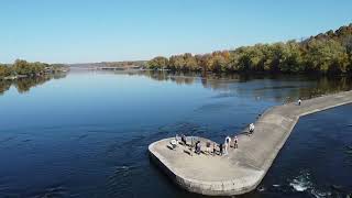 040 Wing Dam at Lambertville [upl. by Ardien]