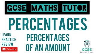 Percentages of an Amount Without a Calculator  Grade 5 Crossover Playlist  GCSE Maths Tutor [upl. by Peckham]