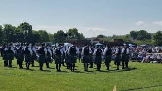 Inveraray amp District Pipe Band Drumming Champions  UK Pipe Band Championdhips 2024 Bangor [upl. by Esinned]