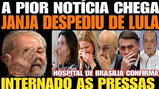 ACABA DE SER INTERNADO AS PRESSAS EM BRASÍLIA APÓS FORTES DORES LULA DA SILVA REGISTRA 5 BI ROMBO [upl. by Neveda]