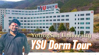 YoungSan University Dorm Tour 🇰🇷🇰🇷 Lets Explore My Room 🇳🇵🇳🇵 [upl. by Naujal441]