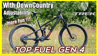 All new Trek Top fuel gen 4  Trail bike with downcountry adjustability and they said its more fun [upl. by See]