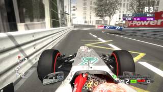 F1 2012  Schumacher Onboard Monaco [upl. by Llenyar]