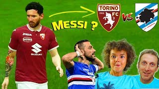 COME FOSSE IL TORINO SE MESSI LASCIA IL BARCELLONA PER LA PARTITA TORINO vs SAMPDORIA [upl. by Anita]