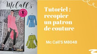 Comment décalquer ou recopier un patron de couture  tuto débutant  bulustyle9825 [upl. by Magen137]