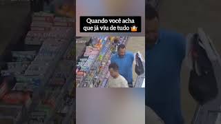 Quando você pensa que já viu de tudo 🤷🏻furto supermercado câmerasdesegurança fly monitoramento [upl. by Tamma26]