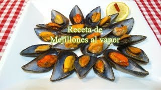 Como hacer mejillones al vapor receta fácil y rápida [upl. by Klemperer800]