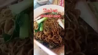 The best wantan mee in malaysia food noodles penangfoodie thebestwantanmeewantanmee food [upl. by Hsatan]